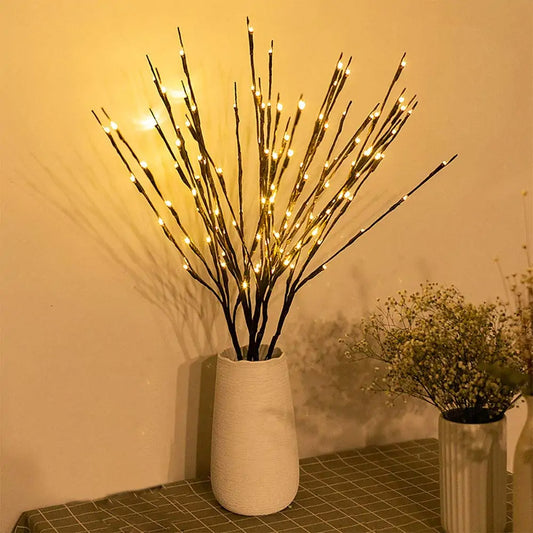 LED Willow Branch Lamp: Elegant Home Decor Accent - ShopandTop