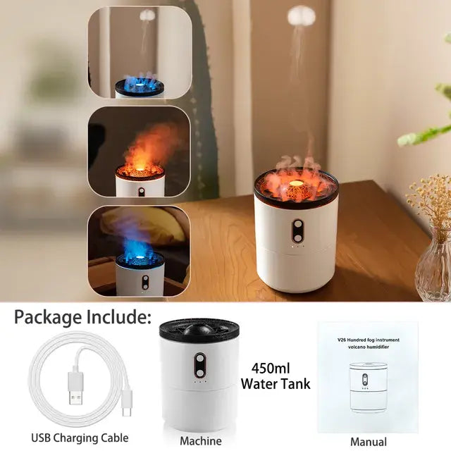 Volcano Fire Flame Air Humidifier - ShopandTop