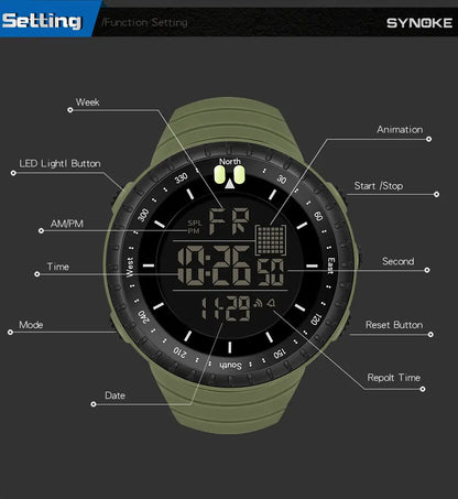 Waterproof Smartwatch – Health Monitoring, Real-Time Connectivity, and Sleek Design - ShopandTop