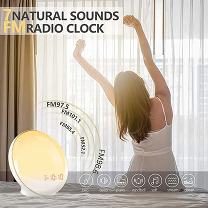 Wake-Up Light Sunrise Simulation Alarm Clock