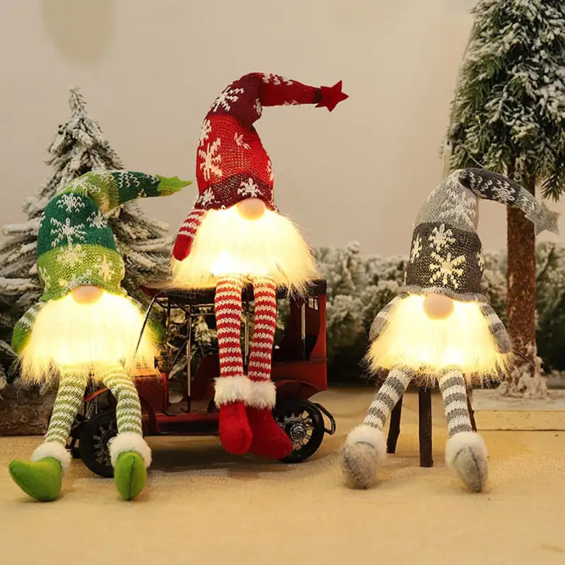 Glowing Gnome Christmas Faceless Doll - ShopandTop