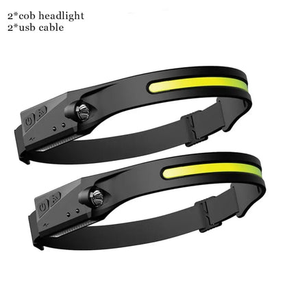 USB Rechargeable Headlights - Bright, Eco-Friendly, and Comfortable