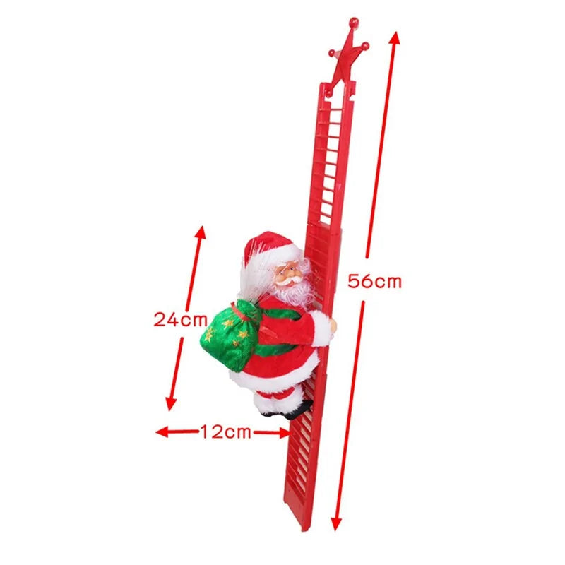 Santa Climbing Ladder Christmas Decoration - ShopandTop