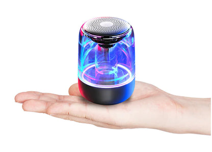 Portable Wireless Bluetooth Speaker with Variable Color LED Light