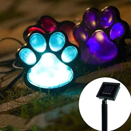 Paw Print Solar Lights - Charming Garden Lighting for Pet Lovers - ShopandTop