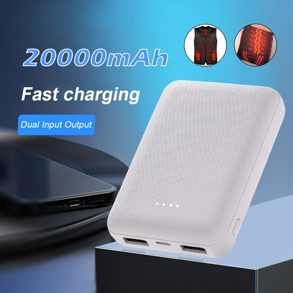 20000mAh Ultra-Thin Power Bank – Stay Powered and Warm on Your Outdoor Adventures - ShopandTop