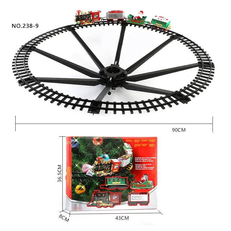 Electric Christmas Tree Train Set - ShopandTop