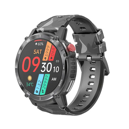 CTRORRS Smart Watch - Heart Rate Monitoring, Blood Oxygen Measurement, 24 Sports Modes, Waterproof, AI Assistant Integration - ShopandTop