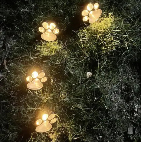 Paw Print Solar Lights - Charming Garden Lighting for Pet Lovers - ShopandTop