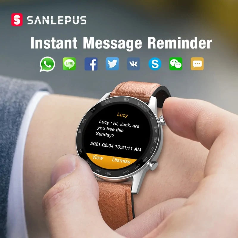 Business Smartwatch with Bluetooth Calling & Health Tracking - ShopandTop