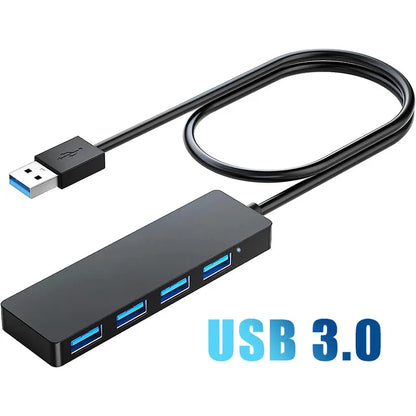 4 Port Usb 3.0 Hub Usb 3.0 Extension Cord - ShopandTop