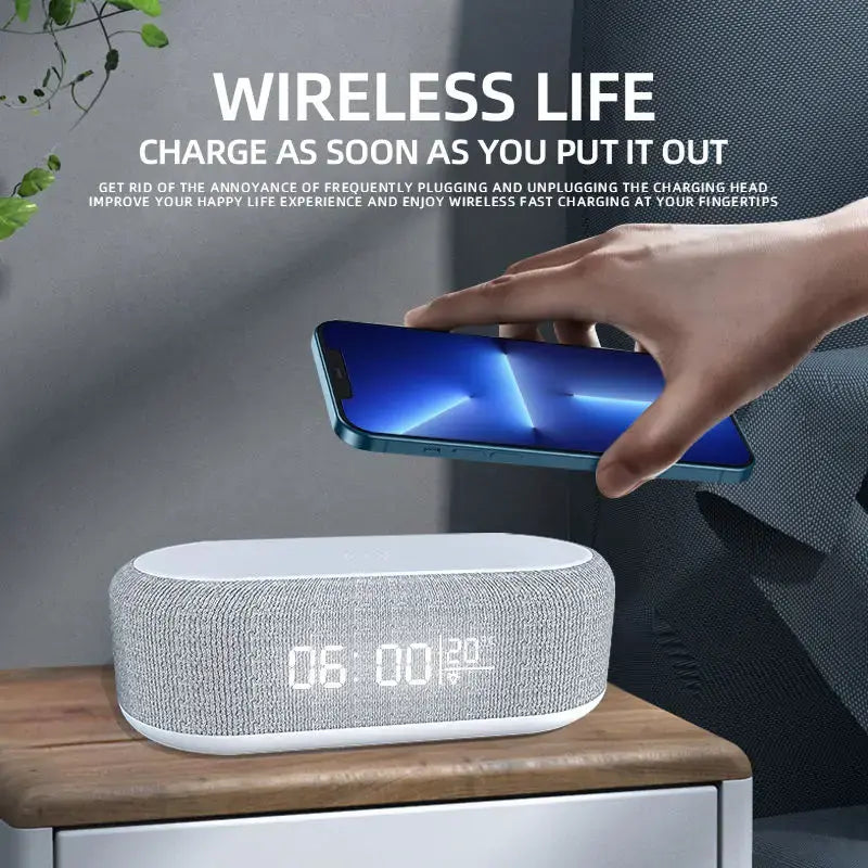 Wireless Alarm Clock Time With LED