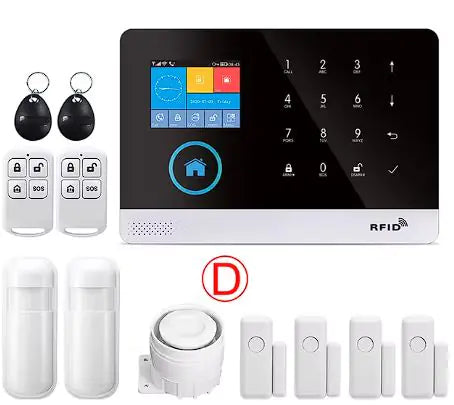 GauTone PG103 Wireless Home Security Alarm - WiFi & GSM Connectivity - ShopandTop