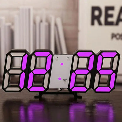 Adjustable Electronic Table Clock – Sleek Design with Customizable Features