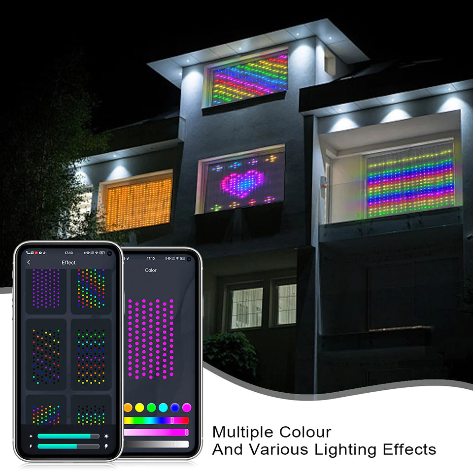 LED Bluetooth Smart RGB Curtain Lights - ShopandTop