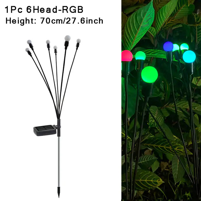 Solar Firefly Lights – Whimsical Outdoor Garden Lights with Realistic Flickering Effect - ShopandTop