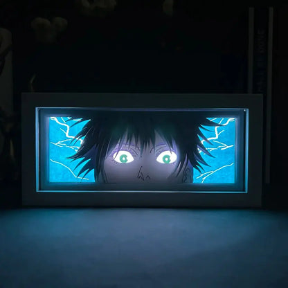 Light Box Jujutsu Kaisen Anime Satoru Gojo Eye Face Lamp For Bedroom Decor - ShopandTop