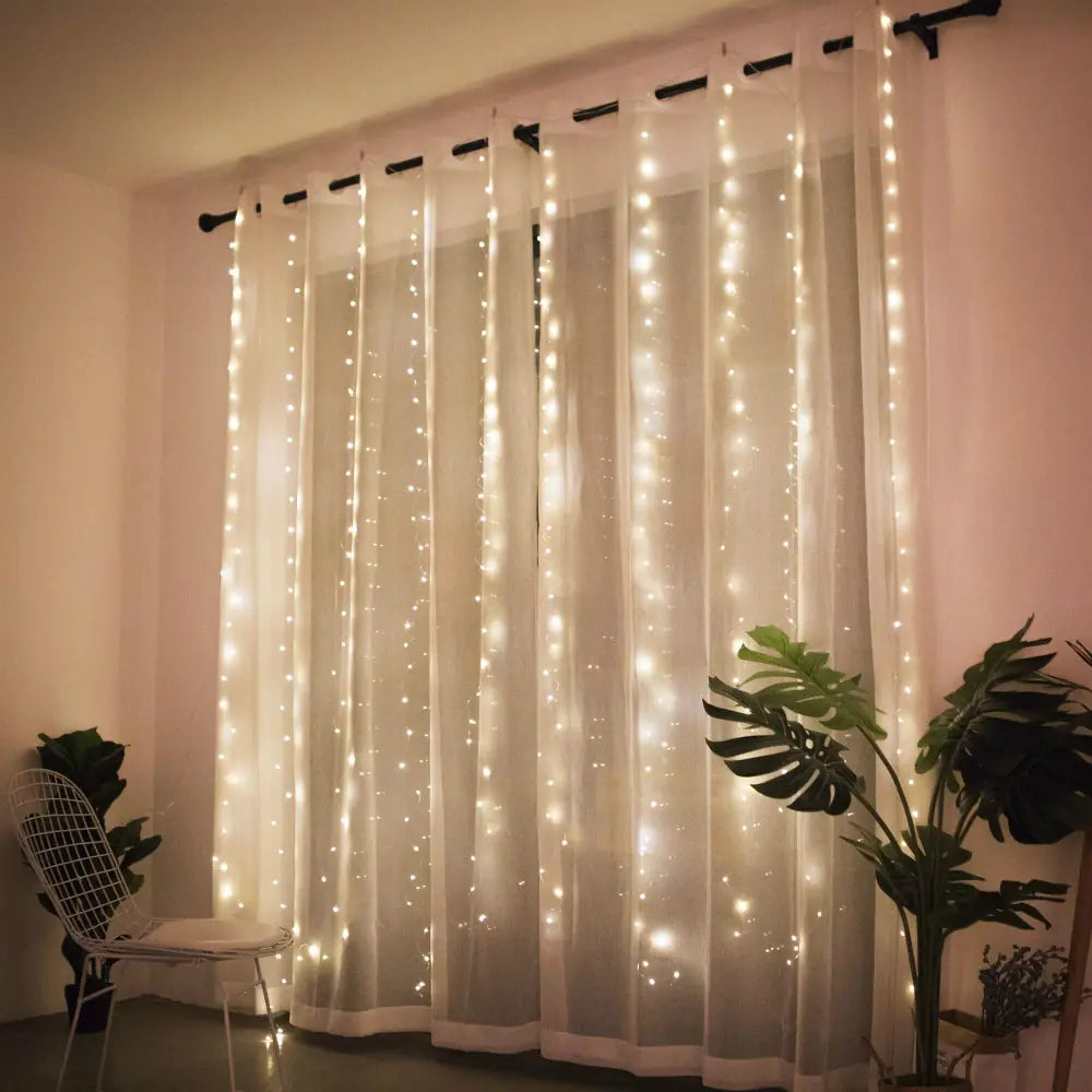 Christmas Curtain Lights - ShopandTop