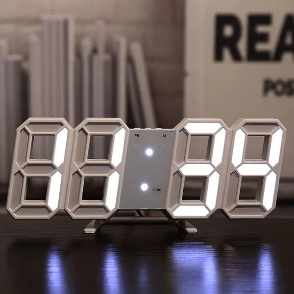 Adjustable Electronic Table Clock – Sleek Design with Customizable Features