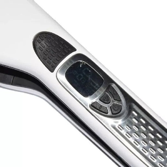 Steam Hair Brush Titanium Ceramic Flat Iron - ShopandTop