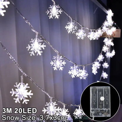 Snowflake LED Christmas Lights - ShopandTop