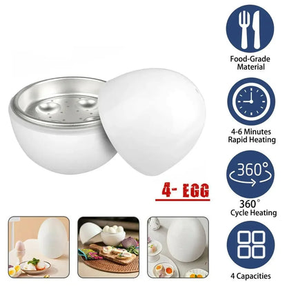 Microwave Egg Steamer Boiler Cooker - ShopandTop