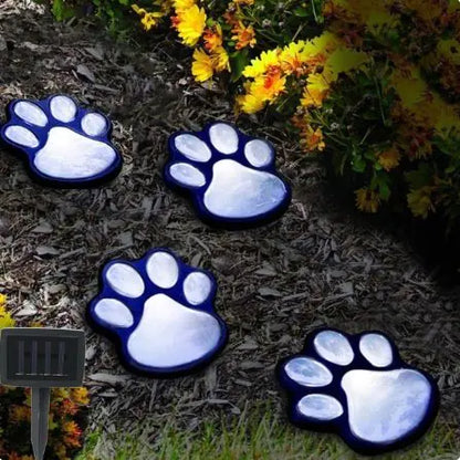 Paw Print Solar Lights - Charming Garden Lighting for Pet Lovers - ShopandTop