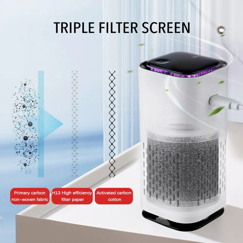 Mini Negative Ion Air Purifier - ShopandTop