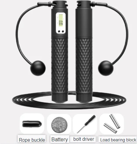 Electronic Wireless Skipping Rope – Tangle-Free Fitness Tracking