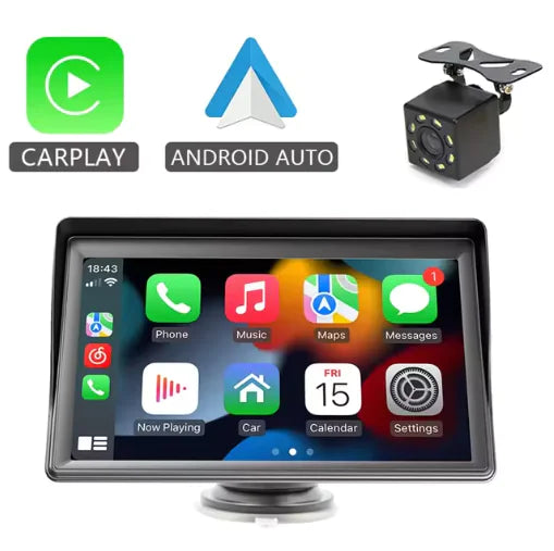 Smart Drive 7 – 7-Inch Portable Touchscreen Car Multimedia Player with Apple CarPlay & Android Auto - ShopandTop