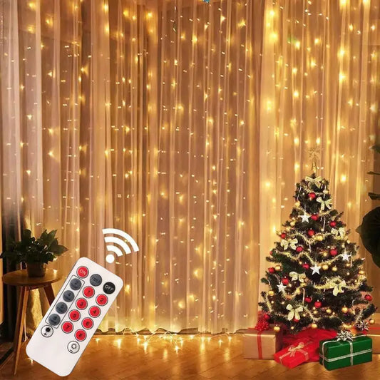 Christmas Curtain Lights - ShopandTop