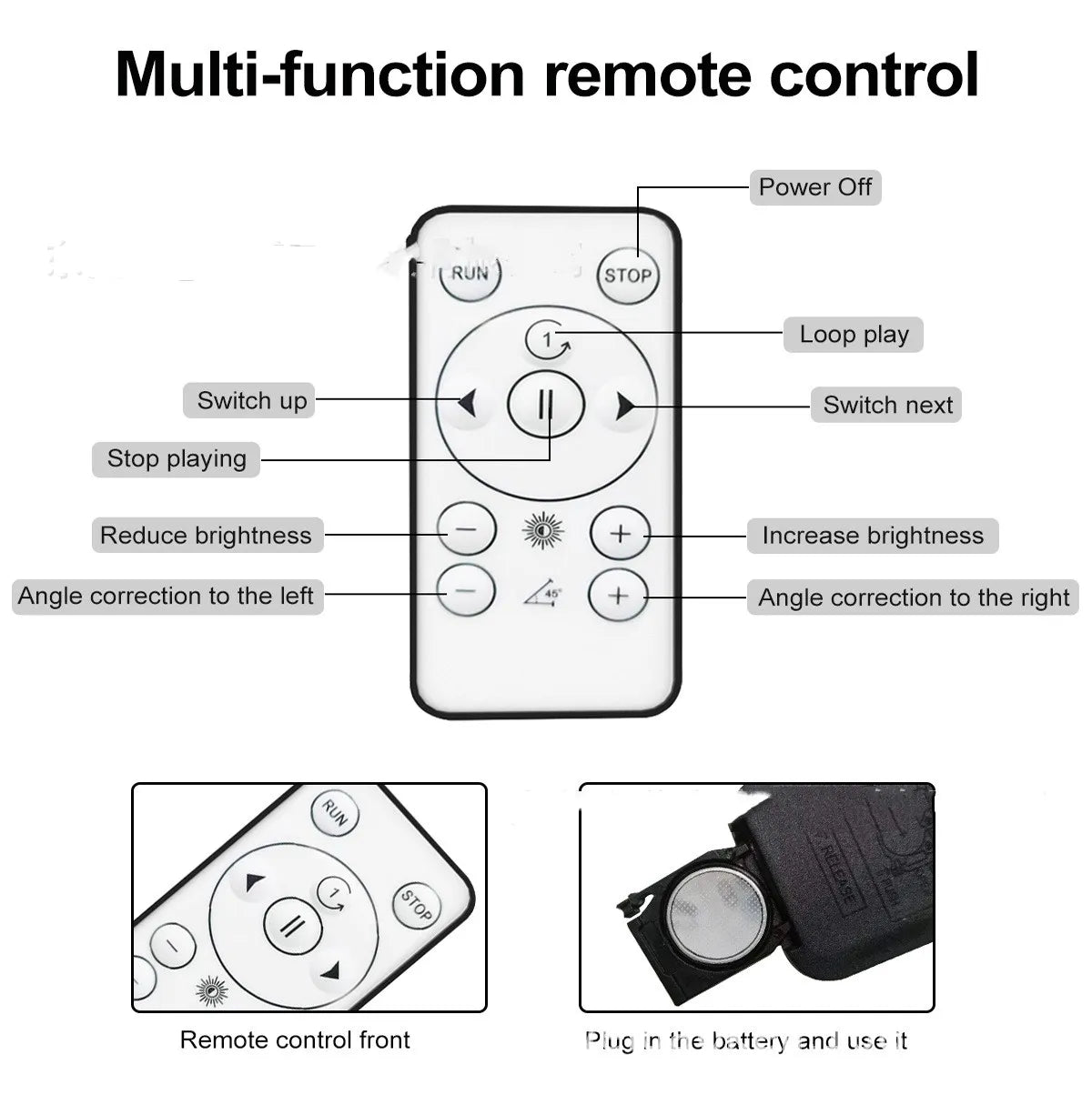 3D Holographic Rotating Projector - ShopandTop