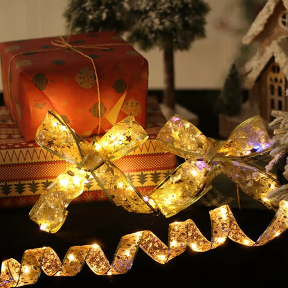 Ribbon Fairy Christmas Lights - ShopandTop