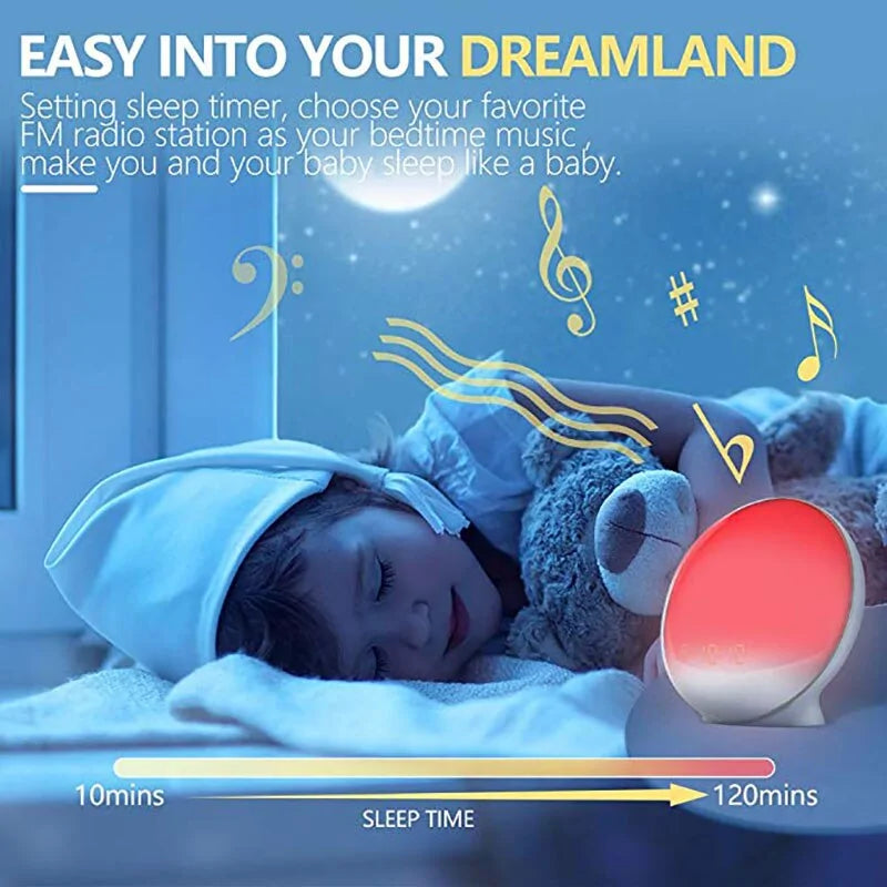 Wake-Up Light Sunrise Simulation Alarm Clock