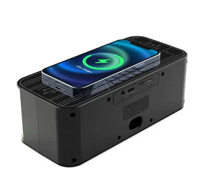 Colorful Light Bluetooth Speaker Dual Speaker Outdoor Wireless Charger