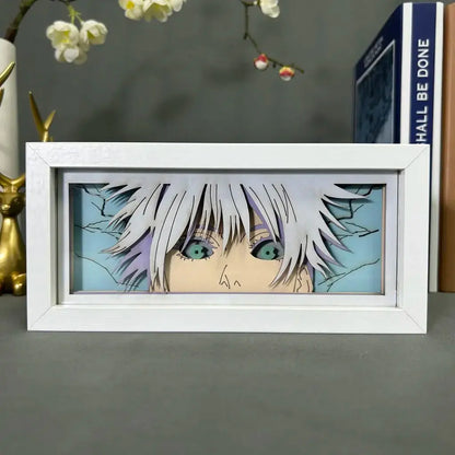 Light Box Jujutsu Kaisen Anime Satoru Gojo Eye Face Lamp For Bedroom Decor - ShopandTop