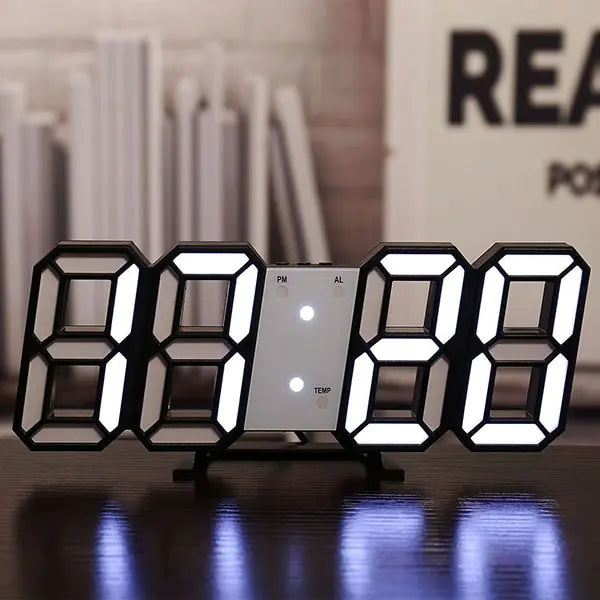 Adjustable Electronic Table Clock – Sleek Design with Customizable Features