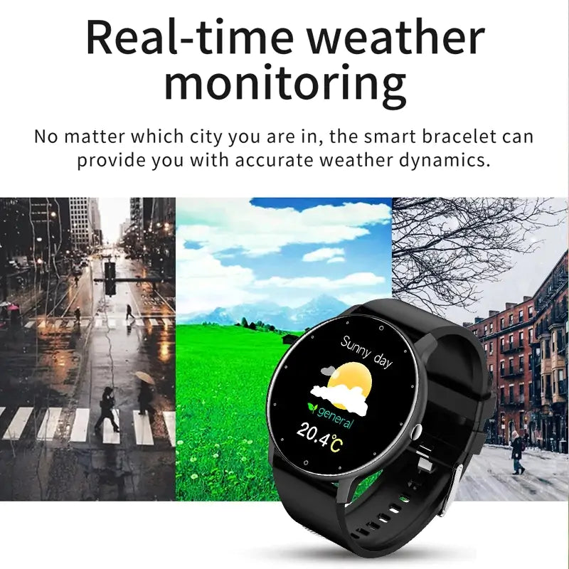 Smart Watch Men Fitness Bracelet - Health Tracking & Durable Design - ShopandTop