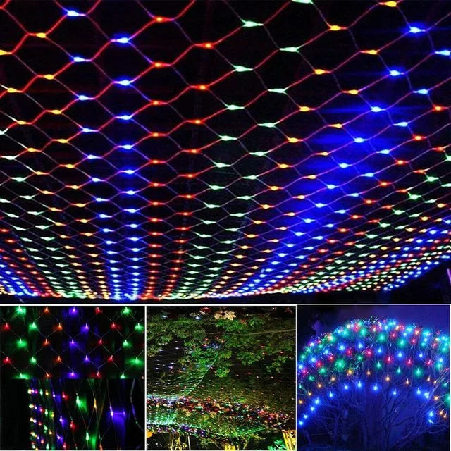 Net Mesh Solar Fairy Lights - Enchanting Outdoor Illumination - ShopandTop