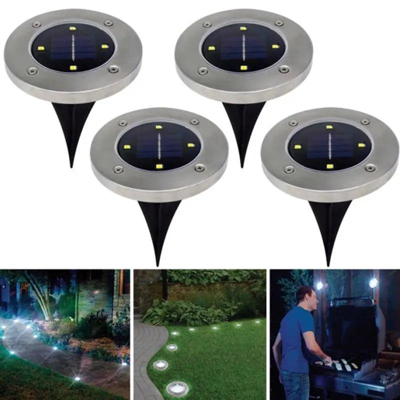 Solar Garden Disk Light - ShopandTop