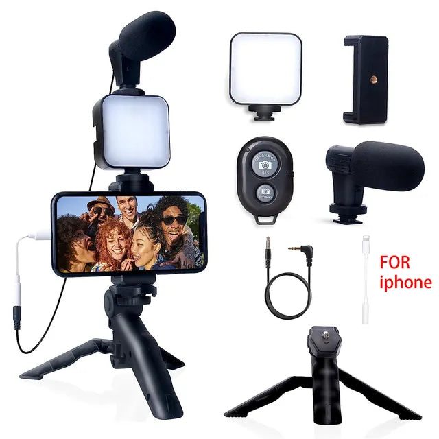 Smartphone Vlogging Kit With Tripod - ShopandTop