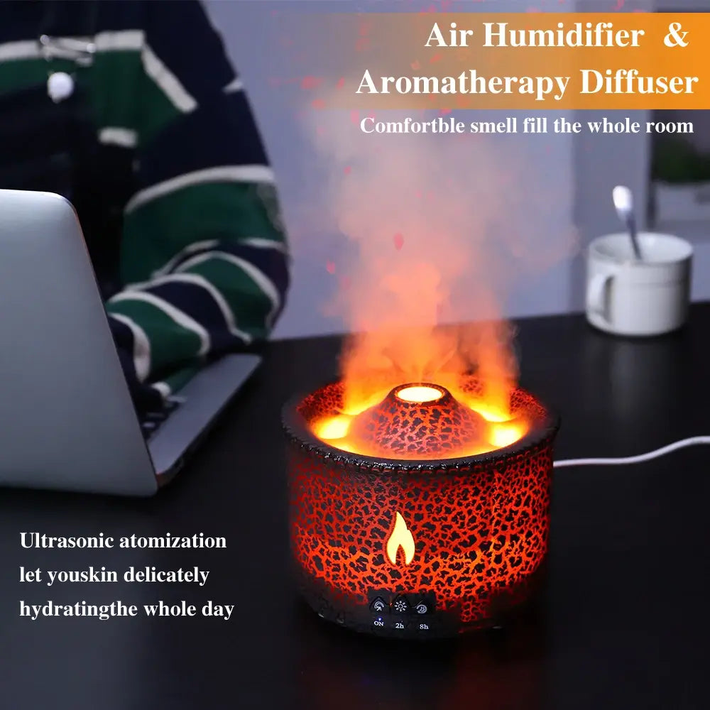 Volcano Fire Flame Air Humidifier - ShopandTop