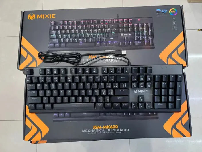 RGB E-sports Keyboard - Arabic Layout