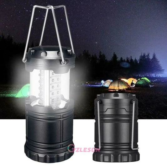 Ultra Bright Portable Collapsible 30 LEDs Hiking Camping Lantern Tent Light Lamp - ShopandTop