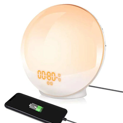 Wake-Up Light Sunrise Simulation Alarm Clock