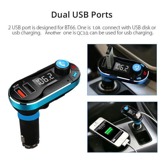 Bluetooth Handsfree Call Car Audio MP3 Player