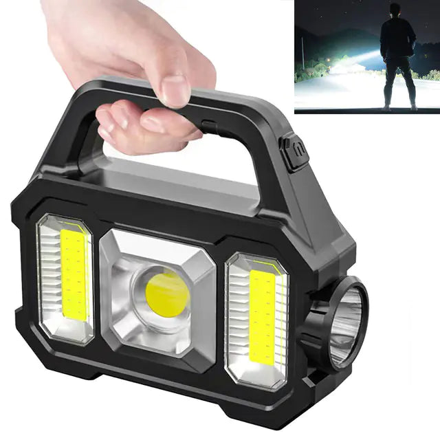 Solar Rechargeable Flashlight – Eco-Friendly, Portable Flashlight for Emergency and Outdoor Use - ShopandTop