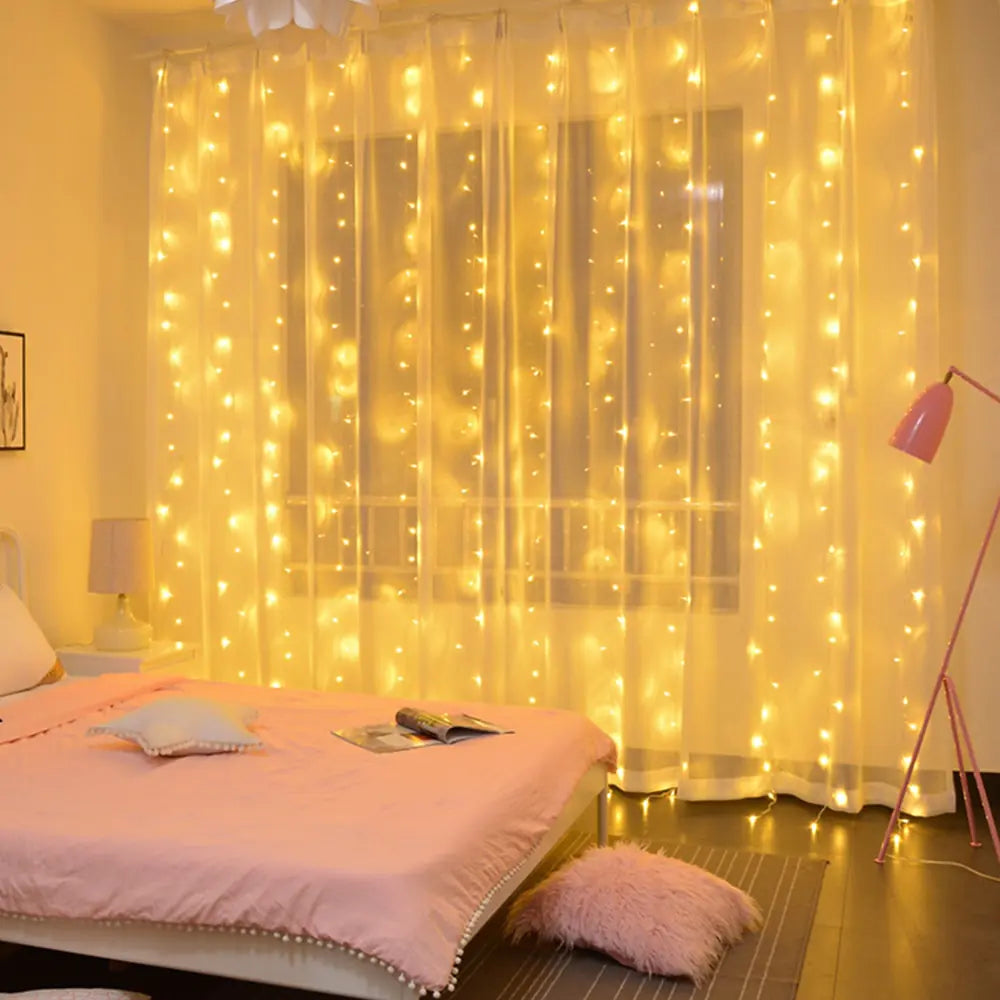 Christmas Curtain Lights - ShopandTop