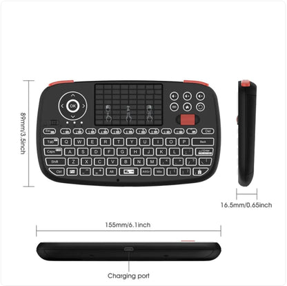 2-in-1 Mini Wireless Bluetooth Keyboard for Mobile Phones – 2.4G Dual Mode