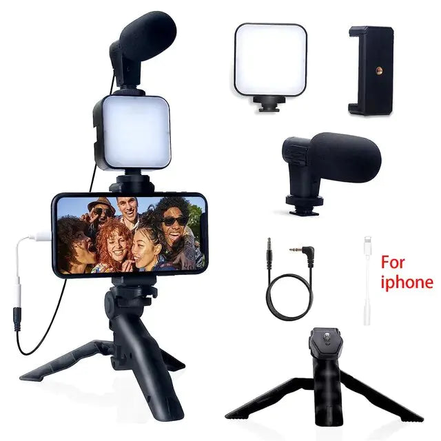 Smartphone Vlogging Kit With Tripod - ShopandTop